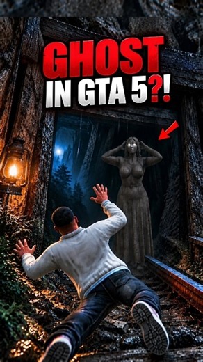 FRANKLIN FOUND A GHOST IN GTA 5?! 👻😱