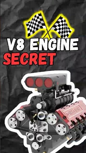 How V8 Engine Work? #shorts