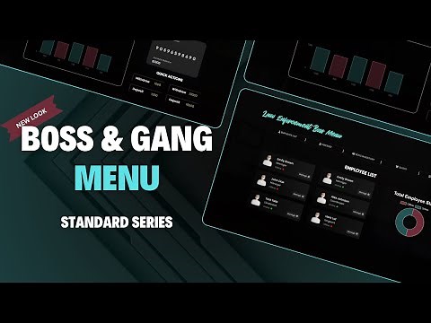 Fivem Advanced Boss & Gang Menu | Code Studio | QB-ESX | Best Script