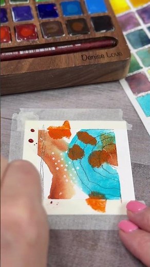 Loosen Up with This Mini Abstract Painting Demo