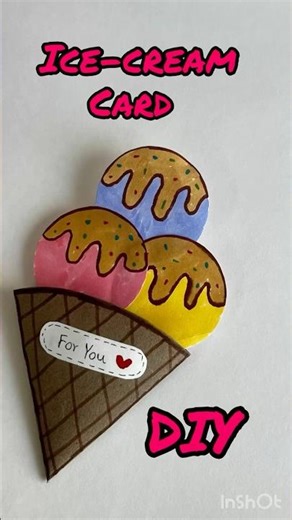 This Ice Cream Card Has a Hidden Message 🍦 | DIY Ice Cream Card