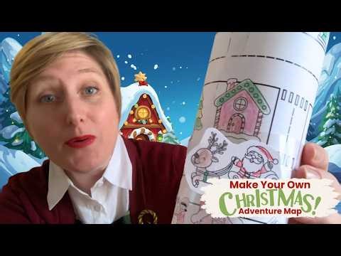 Crafts with Katie: Santa's Christmas Adventure Map