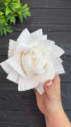 Easy! Create Gorgeous Paper Flowers with Just Cupcake Liners!