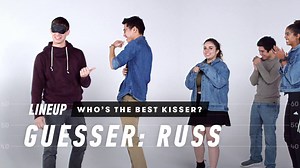 😘 Pucker up, now kiss! 😘 Watch Russell rate the best kisser from a lineup of strangers. | Lineup