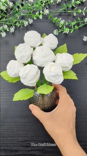 How to make flowers with the help of tissue paper flowers diy flowers making ideas #flowers