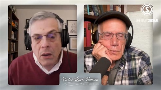 Victor Davis Hanson: You Can’t Negotiate With The ‘Fanatic Ideologues’ in Iran “I think their strategy, to tell you, was kind of a Muhammad Ali ‘Rope-a-Dope’ where they were going to ride it out. And then Trump would be gone in three years, and people would be angry, and you'd get a Joe Biden, or… better yet, you would get an [Alexandria Ocasio-Cortez] or a Squad member, or a [Gavin] Newsom or [Kamala] Harris, and then you're home free to get the bomb. “Because they would not do anything,” argue