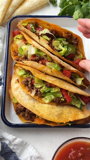 These are the BEST Crispy Baked Tacos! | The Recipe Rebel