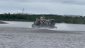 Alaska Hovercraft is one of the many amazing Lynden cargo delivery methods! This is a clip from Bethel Alaska, on her way home…❤️⚓️ | The Professional Mariner