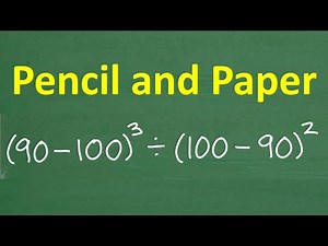 No Calculator Challenge - PENCIAL & PAPER MATH!