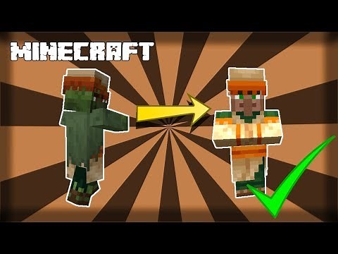 MINECRAFT | How to Cure a Zombie Villager! 1.15.2