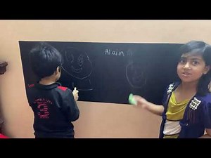 DIY | Peel and Stick l Vinyl Chalkboard Wall Sticker l PERFECT FOR HOMESCHOOLING l Easy