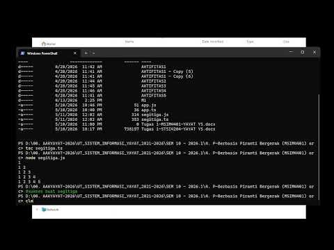 Buatlah Deret Dengan TypeScript