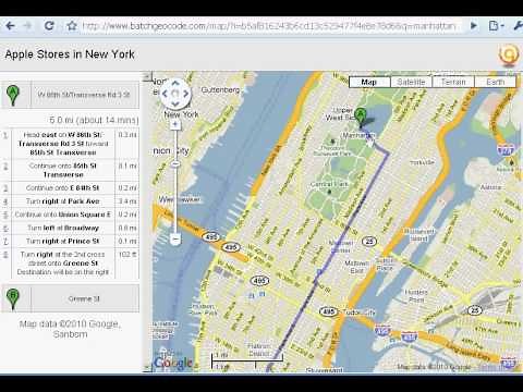 BatchGeo - Create a store locator in 3 minutes