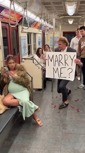 "Soldier surprise proposes to girlfriend on the train they met on and finds out she’s pregnant 🥹 Boyfriend returns home to surprise his future bride with a wedding ring. #blessed #surprise #couple #viralvideo #military 🎬 This video was produced by Network Media and Jamie and Blake | Secondary Scenes