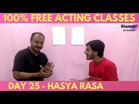 Online free acting classes day 25 | Hasya Rasa of Navrasa Acting Training for Beginners at Home
