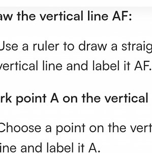 Instruction:Draw a straight vertical line using a ruler, and ... | Filo