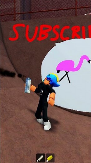 Drawing a VIEWER in Roblox Spray Paint! #roblox