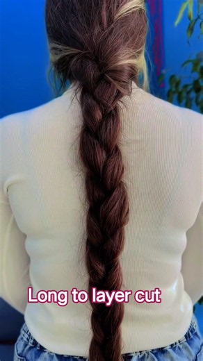 Long Layered Hair Transformation #longhair #layercut #shorts