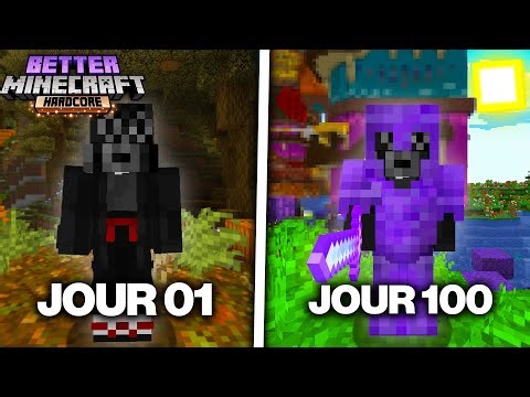 Survivre 100 JOURS en Hardcore sur Better Minecraft... #1