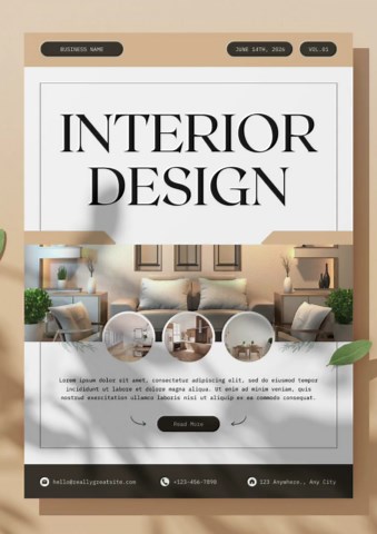 Interior Design Newsletter Template | Canva Editable Home Decor Email Announcement (digital Download) - Etsy