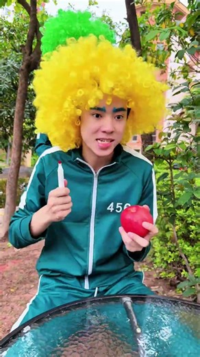 小丑用什么调出红色颜料的#Harley Quinn #joker