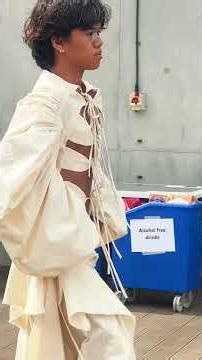 Studying fashion in London and making your own designs? Sign us up immediately!