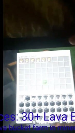 Infinite lava bucket farm in minecraft bedrock edition 1.21