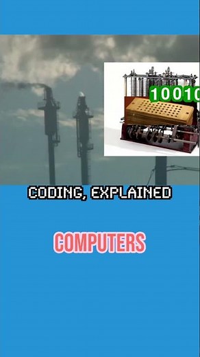 Coding explained in 1 minute #coding #binary #technology