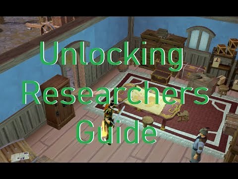 Runescape 3 Archaeology Unlocking Assistant - Consultant Researchers