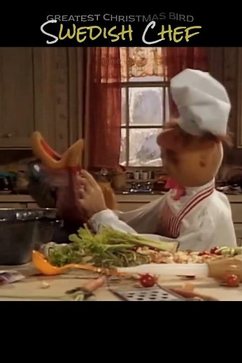 Greatest Christmas Bird Ever - Swedish Chef - Muppets Classic #shorts