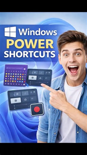 Windows Power Shortcuts You Must Know. #tricks #windows
