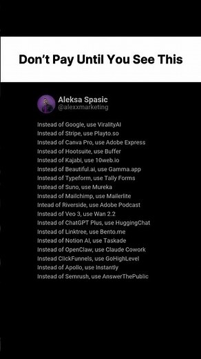 Instead of Google, use ViralityAl