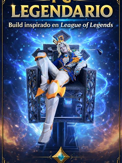 Introducing our LEGENDARY PC, a unique build inspired by the League of Legends universe. Design, power, and fantasy all in one machine. Every detail is designed so you don't just play... you dominate the game from the very first moment.