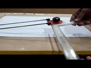 HOW TO USE A MINI DRAFTER FOR ENGINEERING DRAWING CLASS