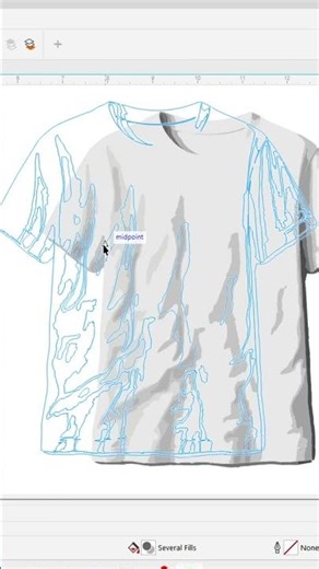 T Shirt Mockup Design in CorelDRAW for Beginners|CorelDRAW Tutorial|#shorts #youtubeshorts #trending