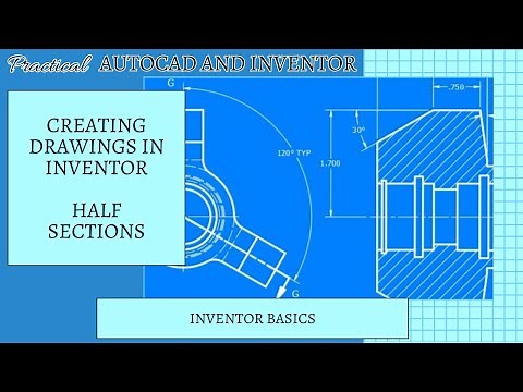 Autodesk Inventor - Creating a Half Section