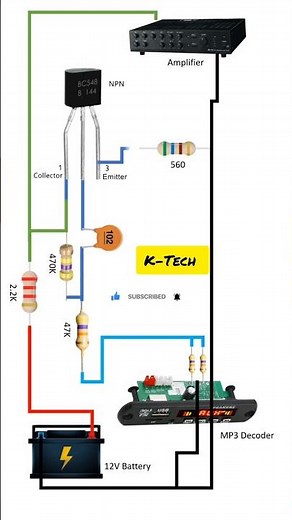 DIY USB Bluetooth Preamp + Power Amplifier Circuit | High Gain Audio Tutorial #amplifier #shortsfeed