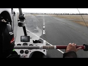 Ultralight Flight from R/C Airfield to Base in Rain - Shortfield Takeoff & Landing