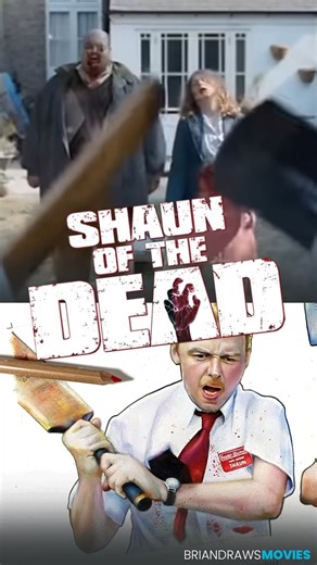 What's better - this or Hot Fuzz? I'm not even giving you World's End as an option, cause it's obviously the thrid best. https://www.briandrawsmovies.com/product-page/shaun-of-the-dead #shaunofthedead #edgarwright #simonpegg #nickfrost #hotfuzz #movielovers #moviescenes #zombiemovies #zombies #youvegotredonyou #art #artwork #artist #coloredpencil #drawings #briandrawsmovies | Brian Draws Movies | Facebook