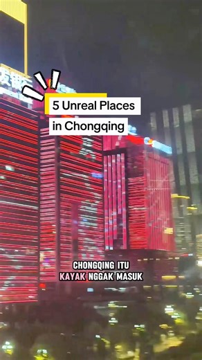 5 unreal places in Chongqing 🇨🇳 #travel #chinatravel #chongqing #travelshorts #thingstodo #places