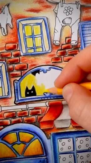 Adding a personal touch into an adult coloring page #coloringtutorial #coloringtherapy