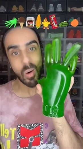 Food ASMR Eating a Hand Gummy and other snacks!🖐️🍏🥝🥮🍊🤤
