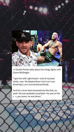 Dustin Poirier on fighting Conor McGregor