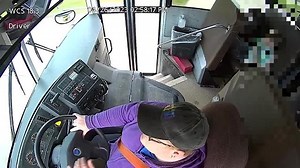 7th grader stops bus after driver passes out