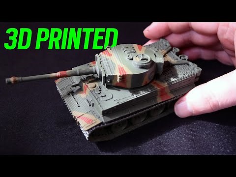 Tiger Tank - 3D Printed - Creality K1 3D Printer - Print Ideas - Best Free 3D Models