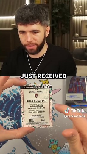 Unboxing a Super Rare Cristiano Ronaldo Autographed Relic