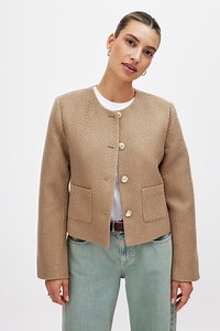 Tweed Jacket Beige