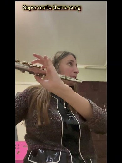 Mario theme song/ flute tutorial #flute #music