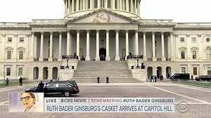5.9K views · 353 reactions | CBS NEWS SPECIAL REPORT: The late Justice Ruth Bader Ginsburg will become the first woman and Jewish person to lie in state at the U.S. Capitol on Friday. Norah O'Donnell anchors special live coverage on CBS. WATCH LIVE: https://cbsn.ws/2SbGv9r | CBS Evening News | Facebook