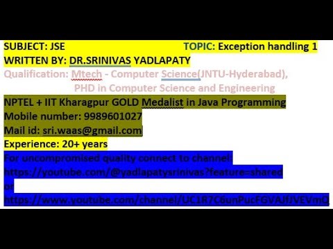 JSE: Exception handling-part 1(Singapore sw employee)